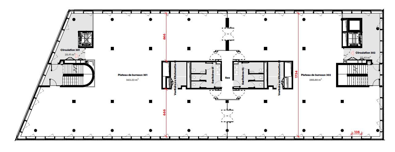 Bureau Toulouse 3890m² Vente bureau Toulouse Haute-Garonne OVBUR2422914 3